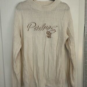 Cream San Diego Padres Sweater